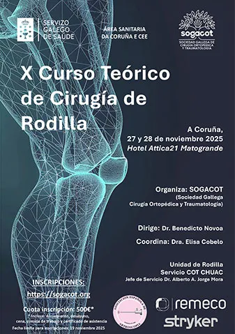 X Curso teórico cirugía de rodilla 2025